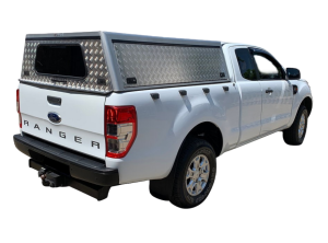 Ford Ranger (2011 to 2022) Entry Level Aluminium Canopy – Extra Cab